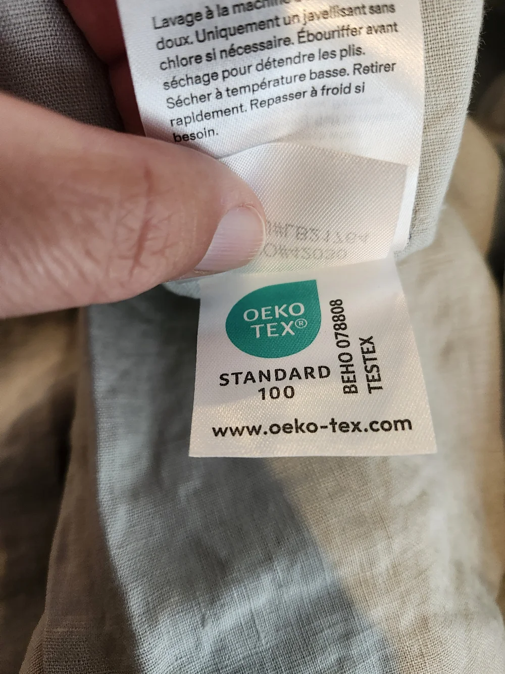 Quince European Linen King Cal King Duvet Cover Mist NWOT